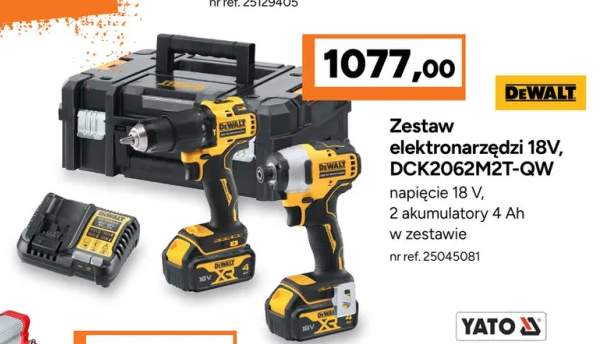 Zestaw elektronarzędzi DeWalt DCK2062M2T-QW