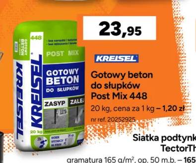 Gotowy beton do słupków Kreisel Post Mix 448