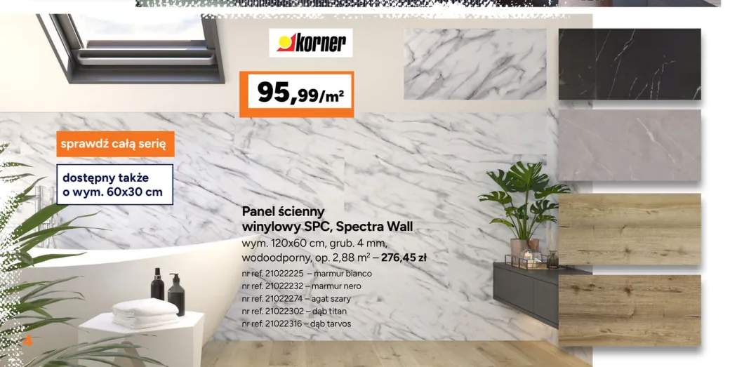 Panel ścienny winylowy SPC Spectra Wall