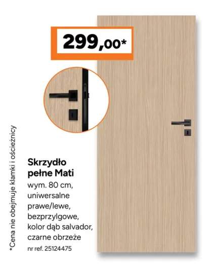 Skrzydło drzwiowe pełne Mati