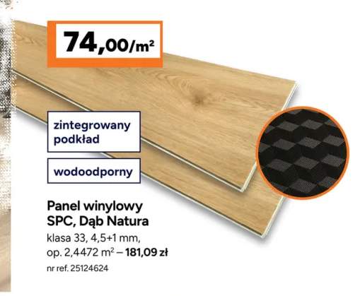 Panel winylowy SPC Dąb Natura