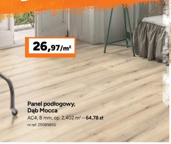 Panel podłogowy Dąb Mocca AC4 8 mm