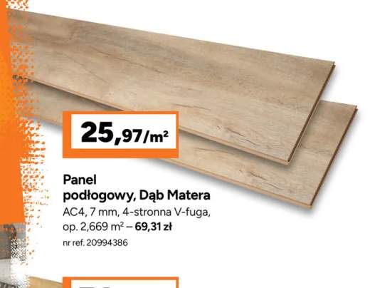 Panel podłogowy Dąb Matera AC4 7 mm