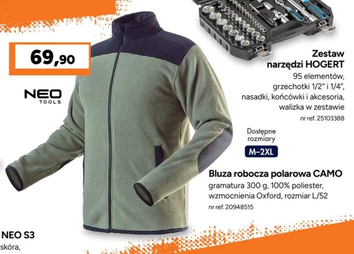 Bluza robocza polarowa Camo Neo Tools