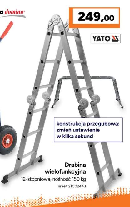 Drabina wielofunkcyjna 12-stopniowa Yato