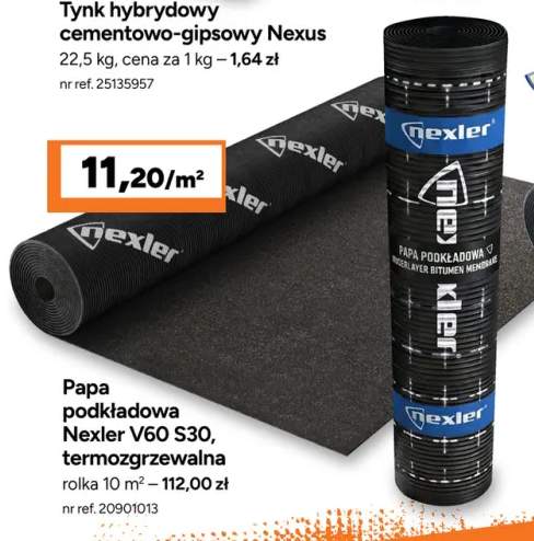 Papa podkładowa Nexler V60 S30 termozgrzewalna