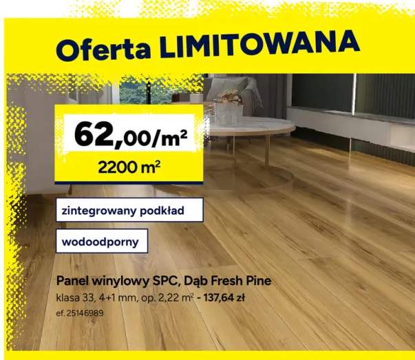 Panel winylowy Spc Dąb Fresh Pine
