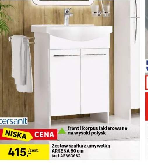 szafka z umywalką